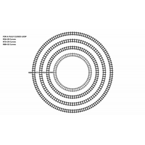 R56 Curves - 5 Pieces R56 Curves - 5 Pieces